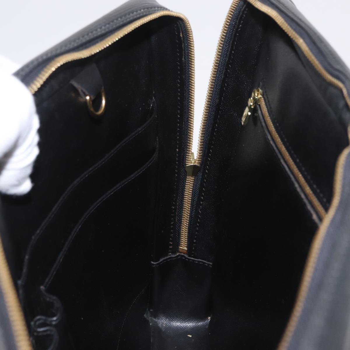 LOUIS VUITTON Epi Porte Documents Voyage Business Bag Black M54472 Auth BA16779