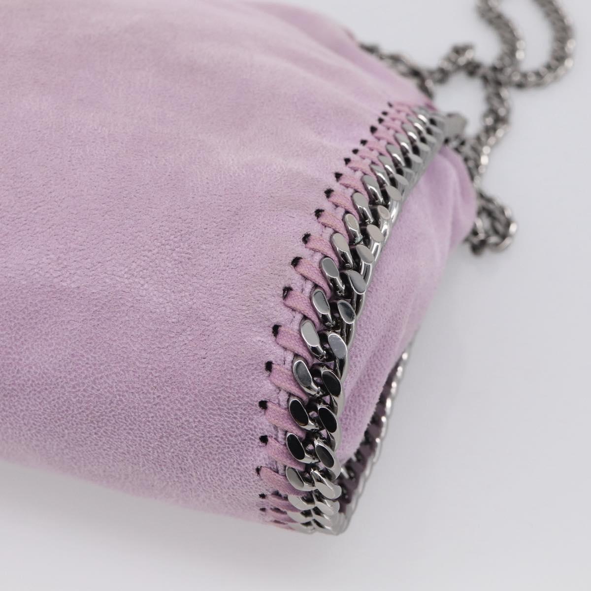 Stella McCartney Falabella Chain Hand Bag Polyester 2way Purple Auth BA16786A