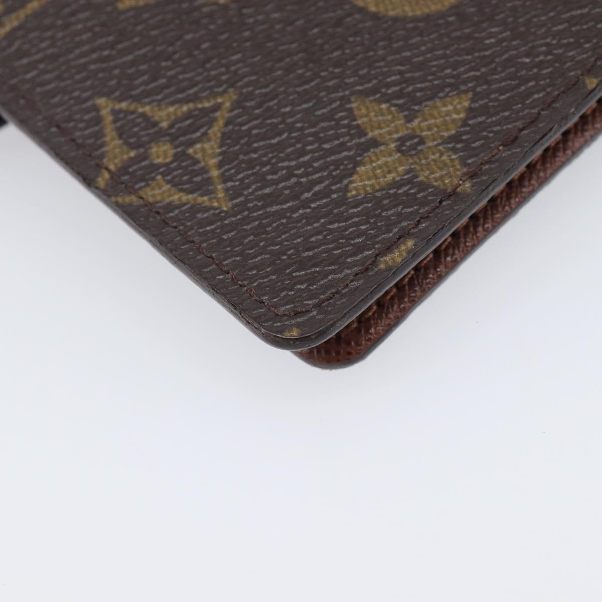 LOUIS VUITTON Monogram Panda Agenda PM Day Planner Cover R20011 LV Auth BA16793V
