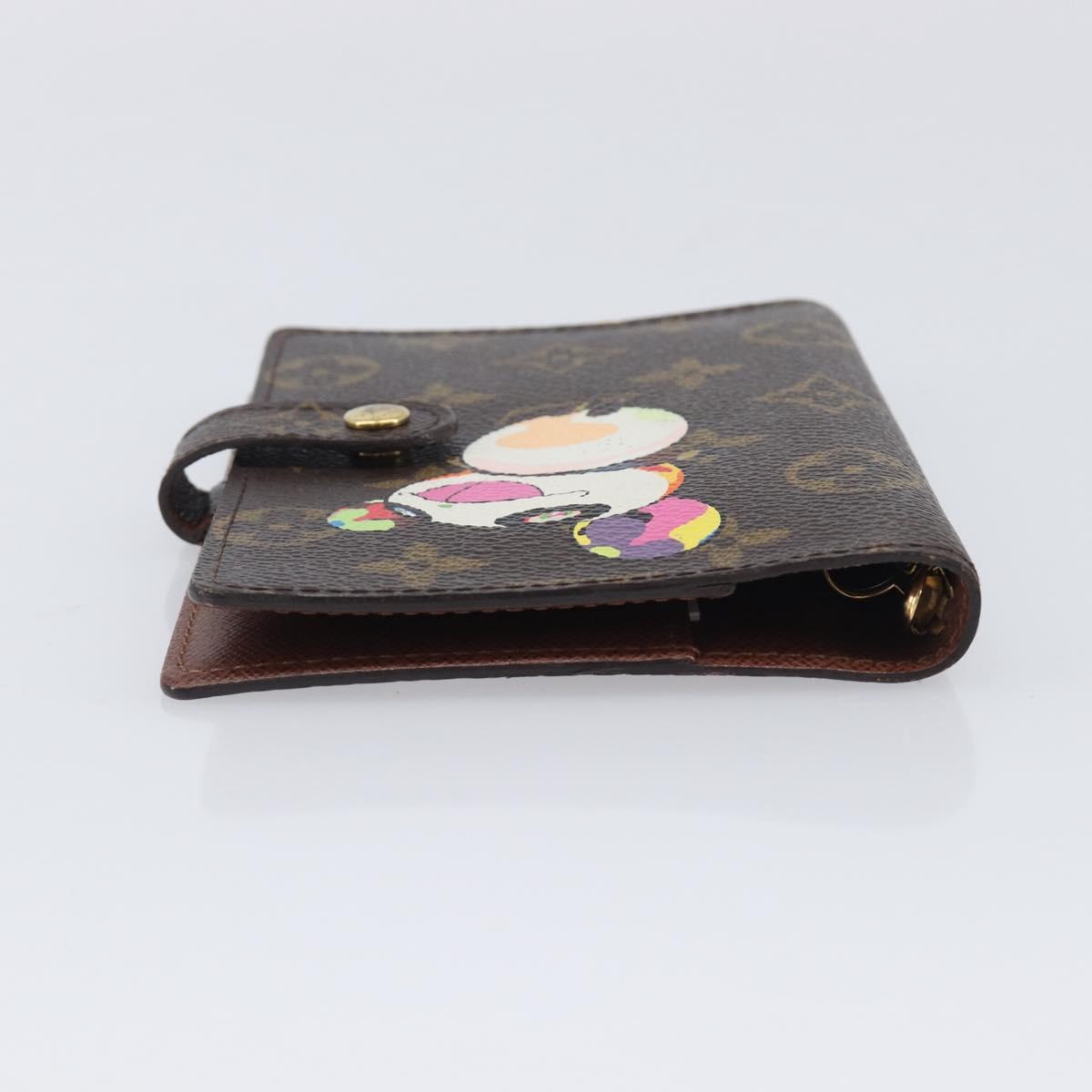 LOUIS VUITTON Monogram Panda Agenda PM Day Planner Cover R20011 LV Auth BA16793V