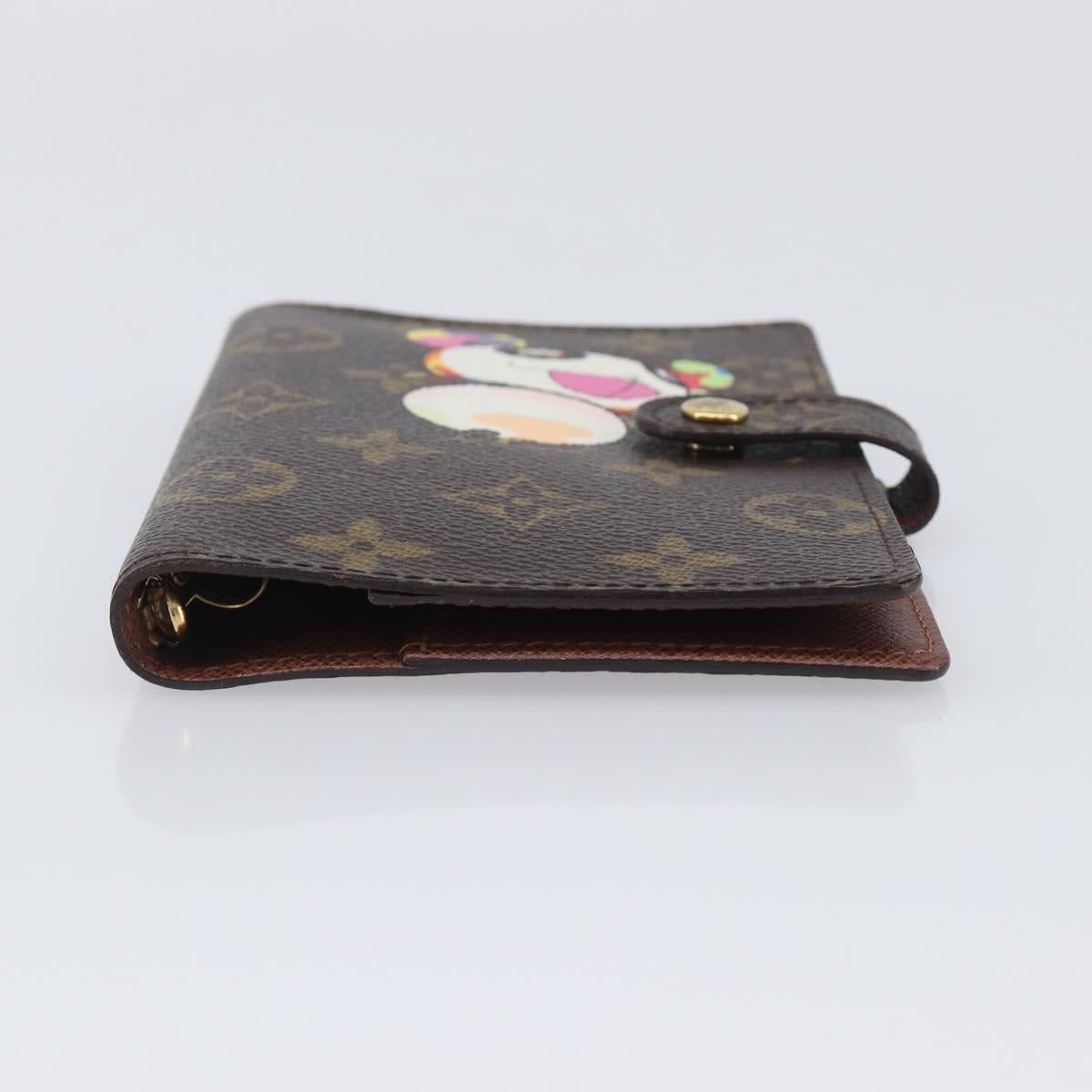 LOUIS VUITTON Monogram Panda Agenda PM Day Planner Cover R20011 LV Auth BA16793V