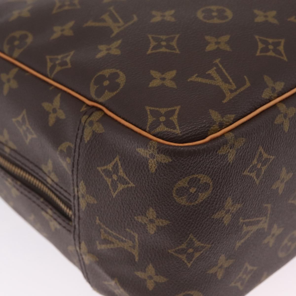 LOUIS VUITTON Monogram Deauville Hand Bag M47270 LV Auth BA16794