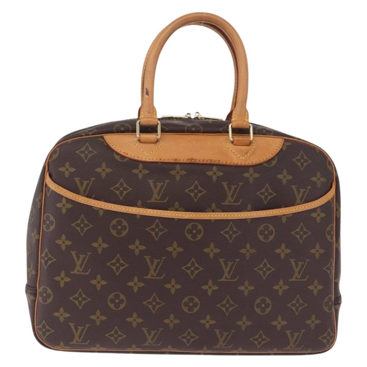 LOUIS VUITTON Monogram Deauville Hand Bag M47270 LV Auth BA16794