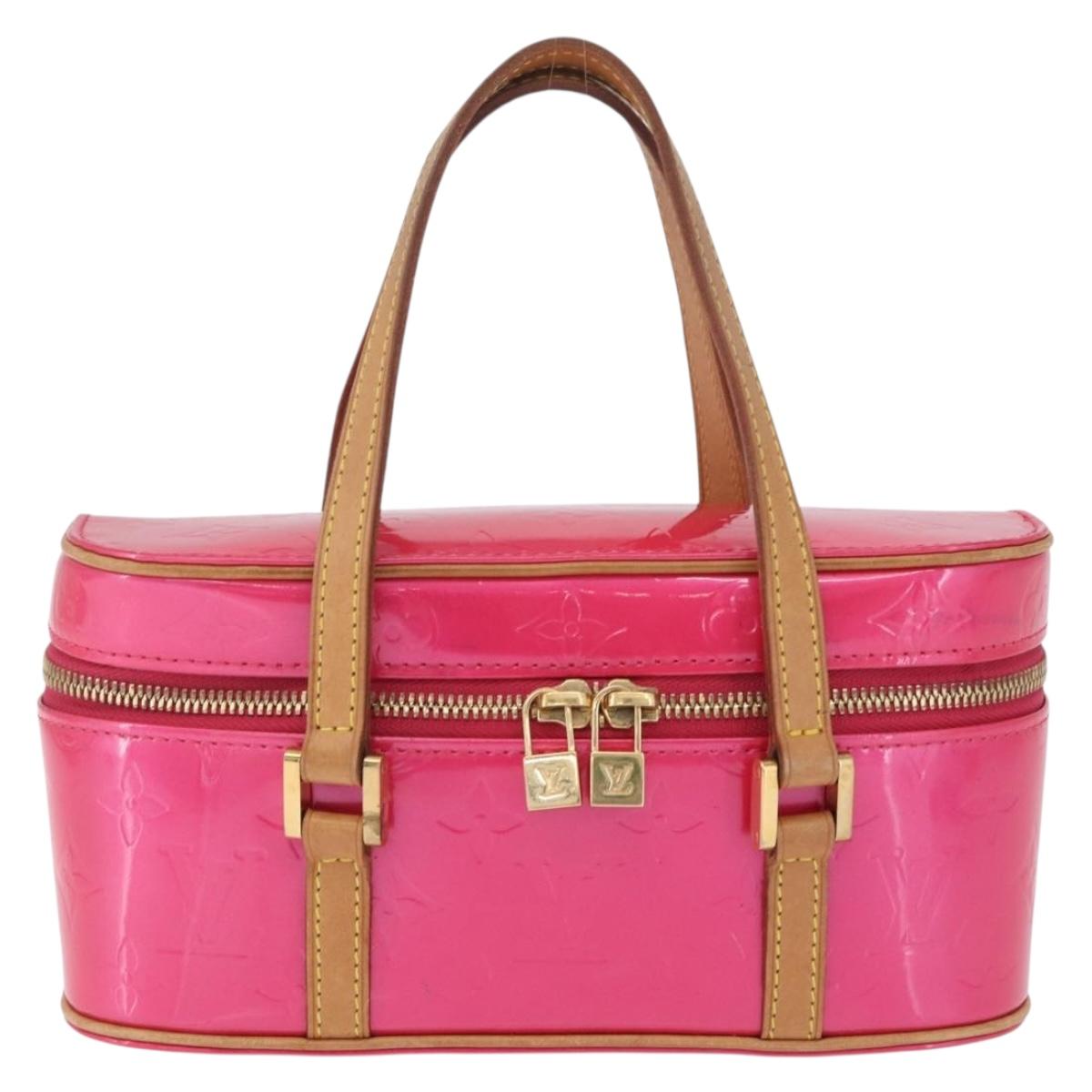 LOUIS VUITTON Monogram Vernis Sullivan Horizontal GM Pink M91267 Auth BA16803