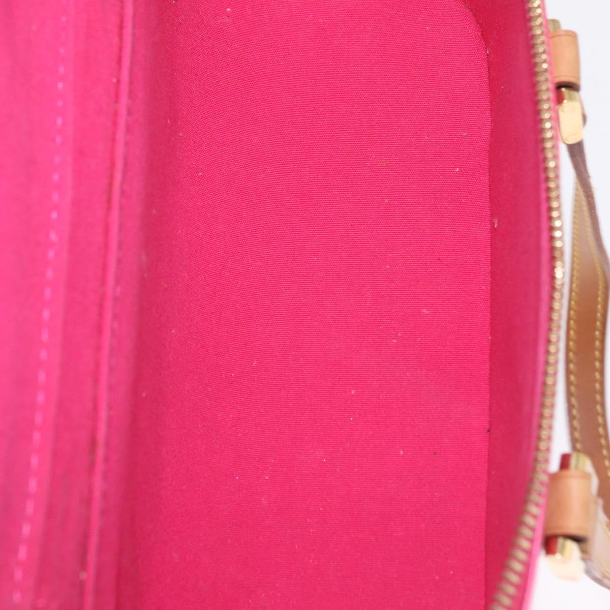 LOUIS VUITTON Monogram Vernis Sullivan Horizontal GM Pink M91267 Auth BA16803