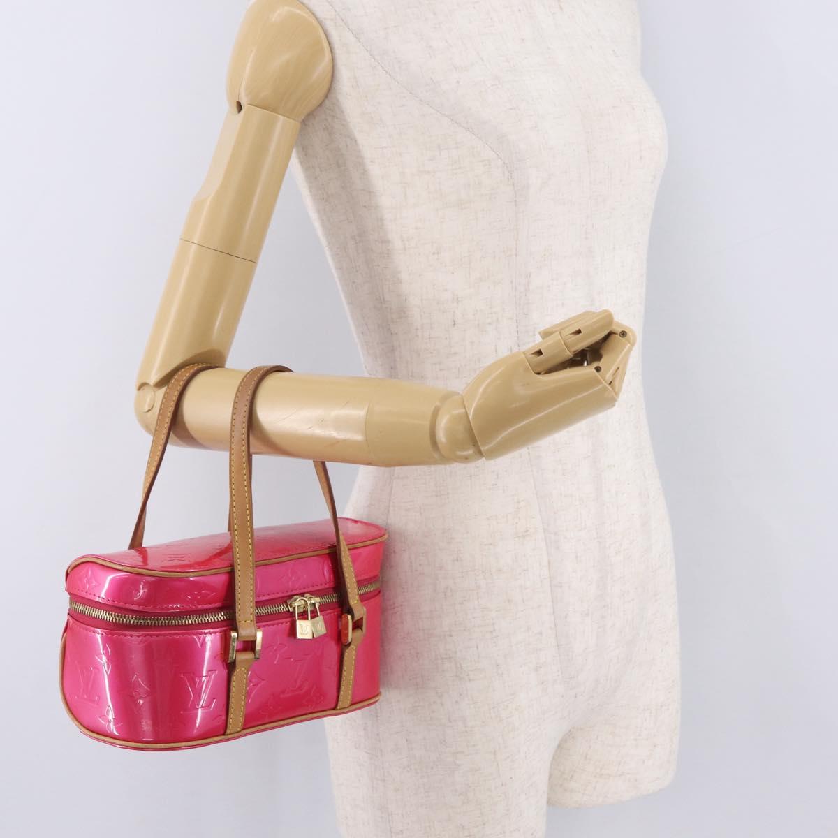 LOUIS VUITTON Monogram Vernis Sullivan Horizontal GM Pink M91267 Auth BA16803
