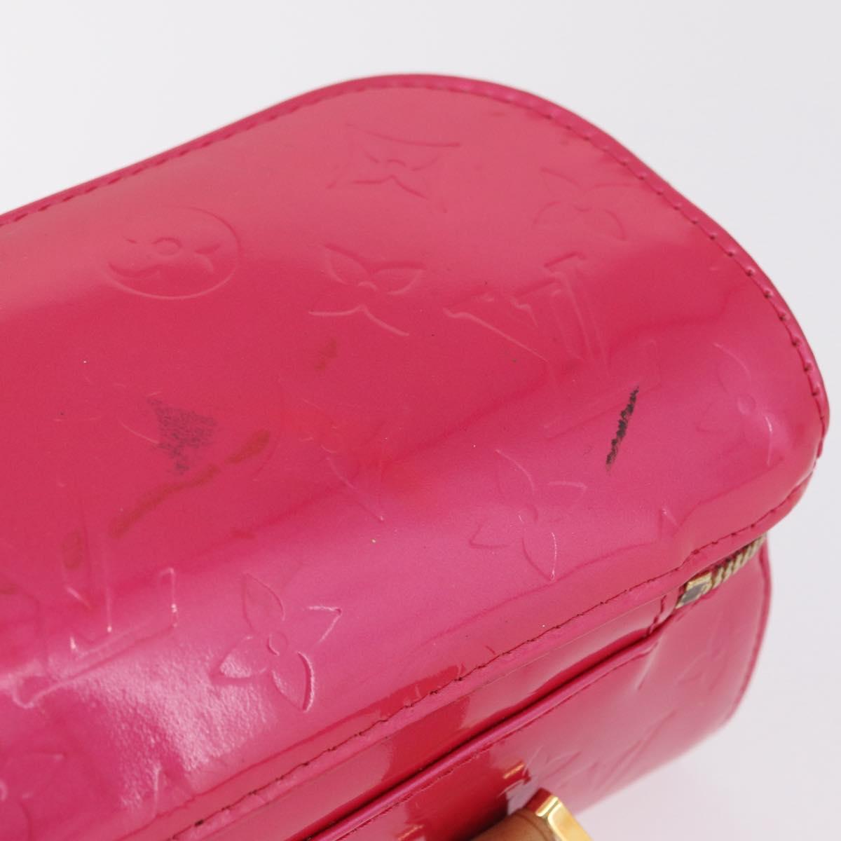 LOUIS VUITTON Monogram Vernis Sullivan Horizontal GM Pink M91267 Auth BA16803