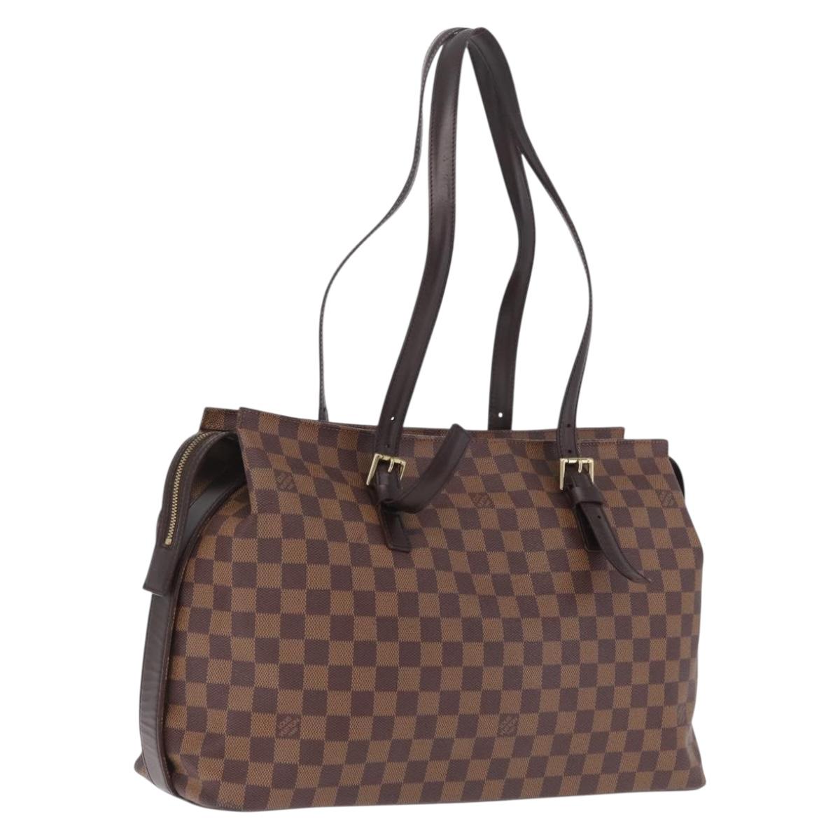 LOUIS VUITTON Damier Ebene Chelsea Tote Bag N51119 LV Auth BA16804A