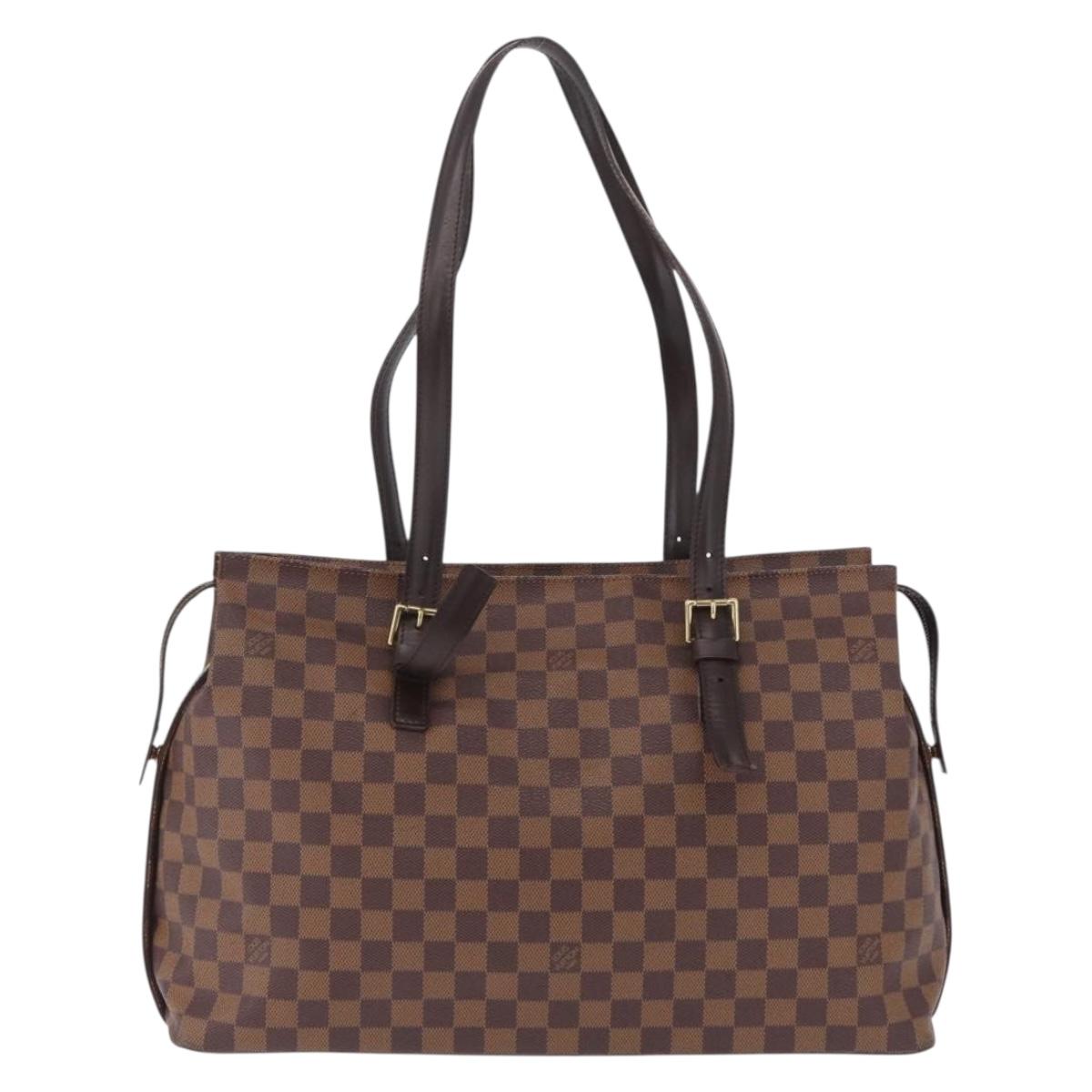 LOUIS VUITTON Damier Ebene Chelsea Tote Bag N51119 LV Auth BA16804A