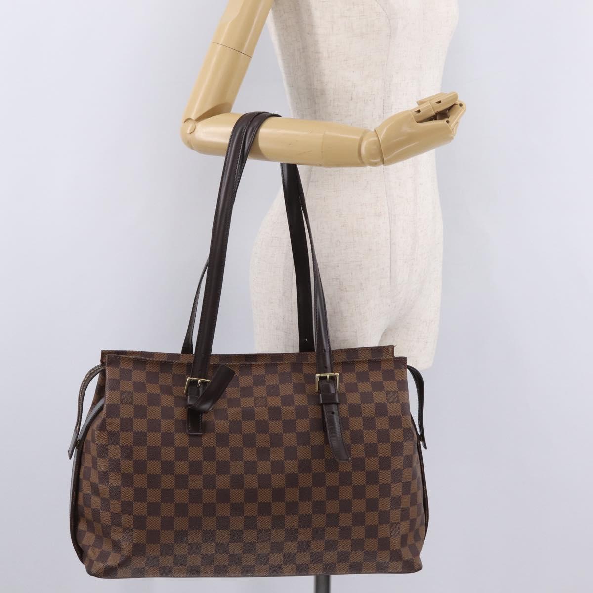 LOUIS VUITTON Damier Ebene Chelsea Tote Bag N51119 LV Auth BA16804A