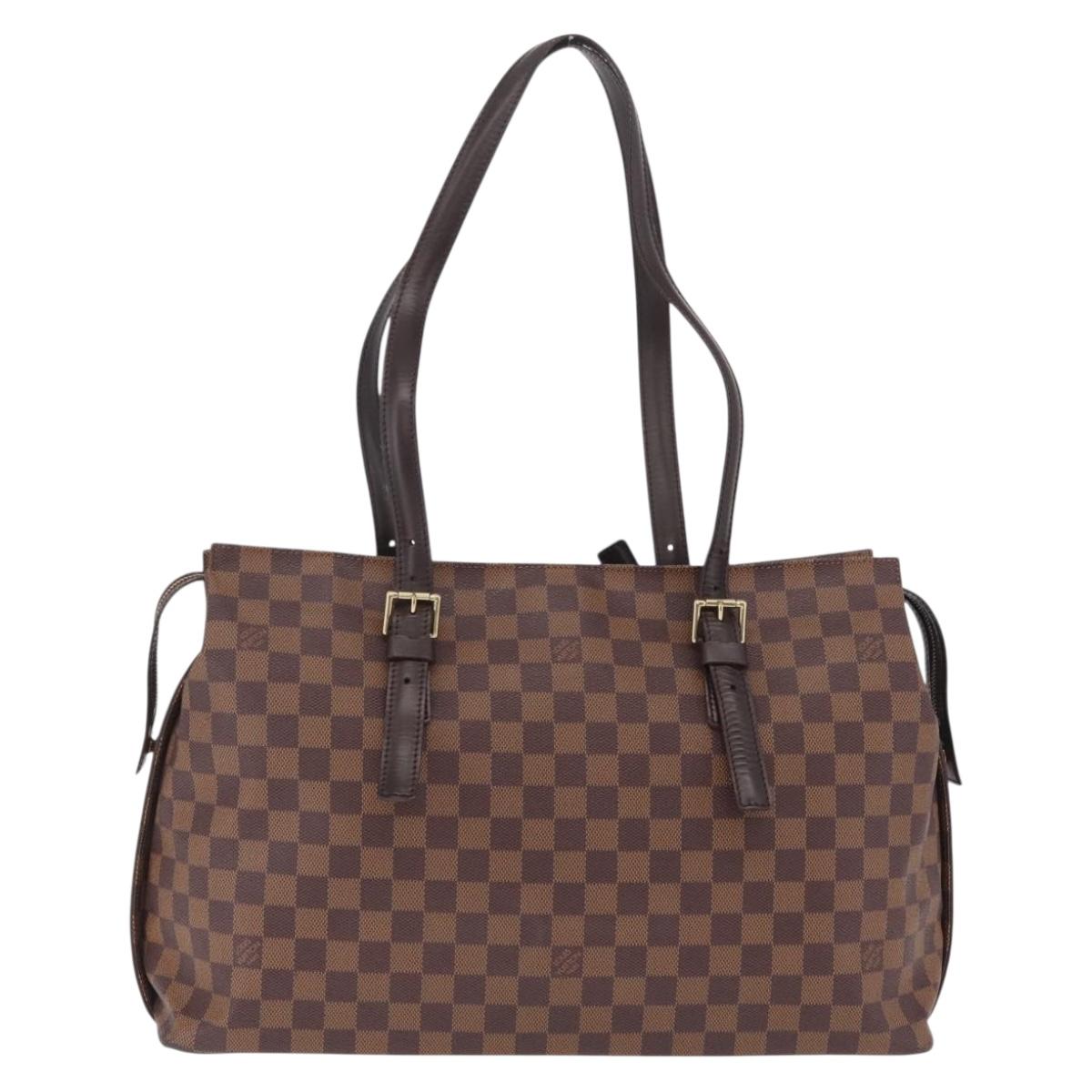 LOUIS VUITTON Damier Ebene Chelsea Tote Bag N51119 LV Auth BA16804A