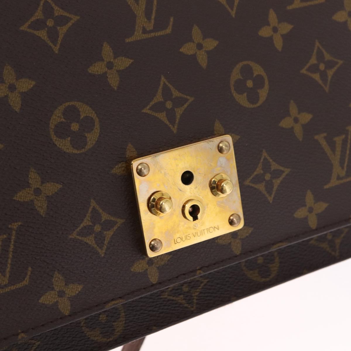 LOUIS VUITTON Monogram Monceau 28 Hand Bag 2way M51185 LV Auth BA16817A