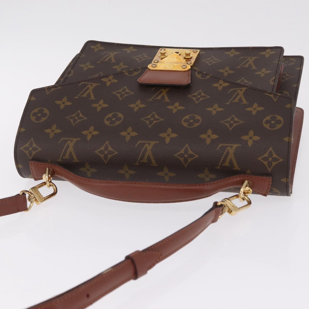 LOUIS VUITTON Monogram Monceau 28 Hand Bag 2way M51185 LV Auth BA16817A