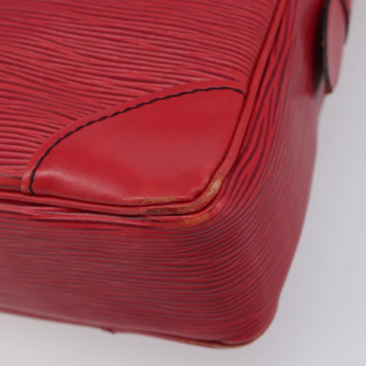 LOUIS VUITTON Epi Porte Documents Voyage Business Bag Red M54477 LV Auth BA16822
