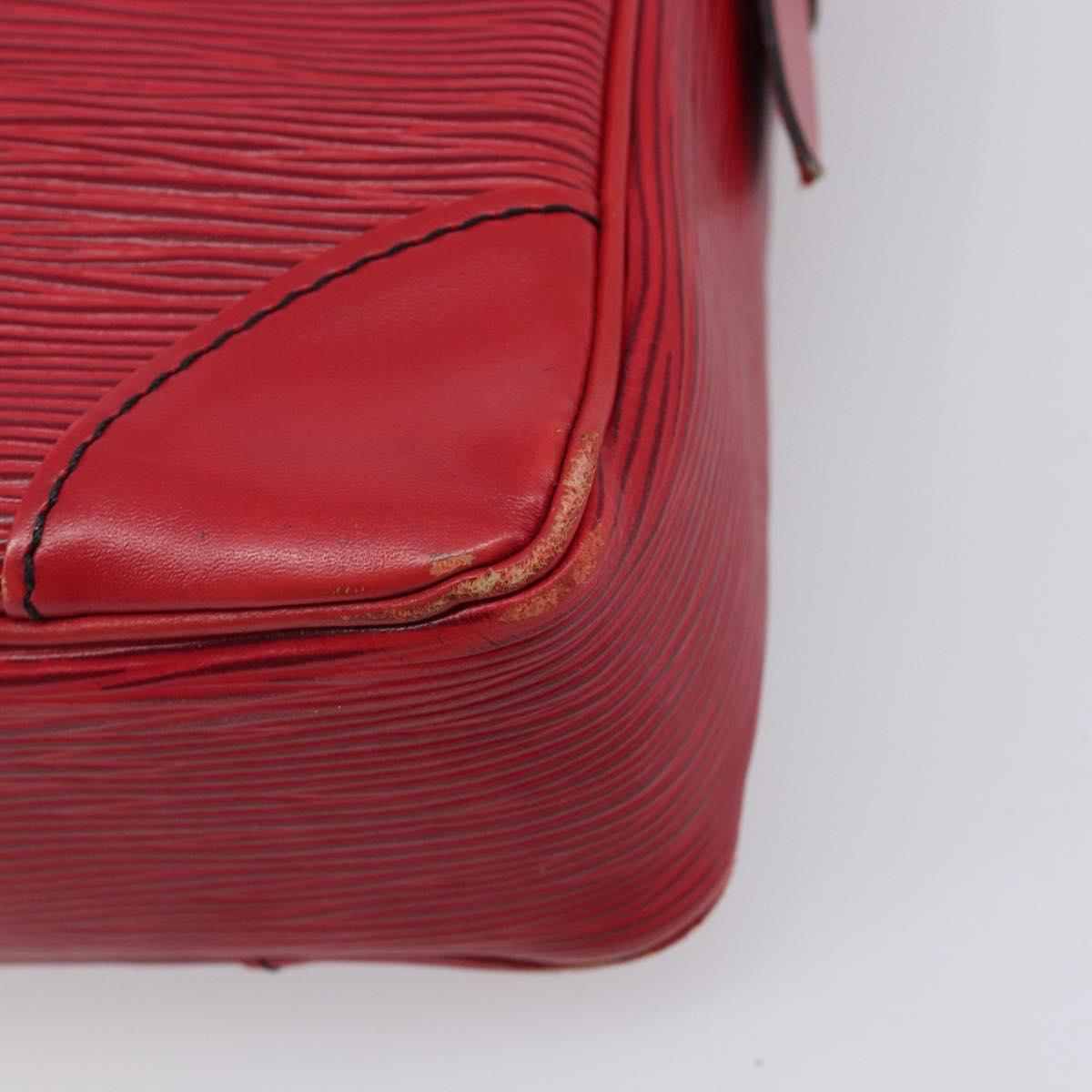 LOUIS VUITTON Epi Porte Documents Voyage Business Bag Red M54477 LV Auth BA16822
