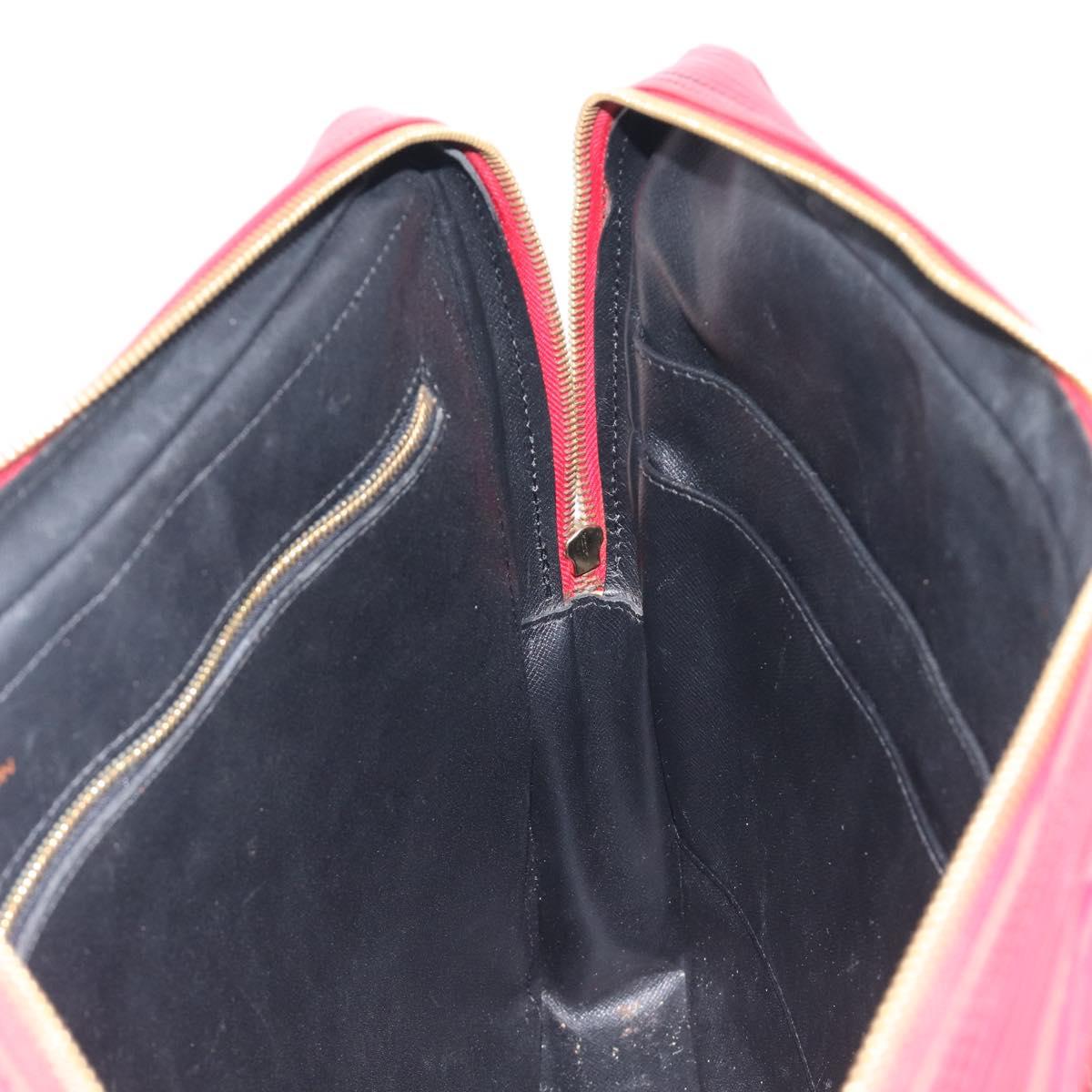 LOUIS VUITTON Epi Porte Documents Voyage Business Bag Red M54477 LV Auth BA16822