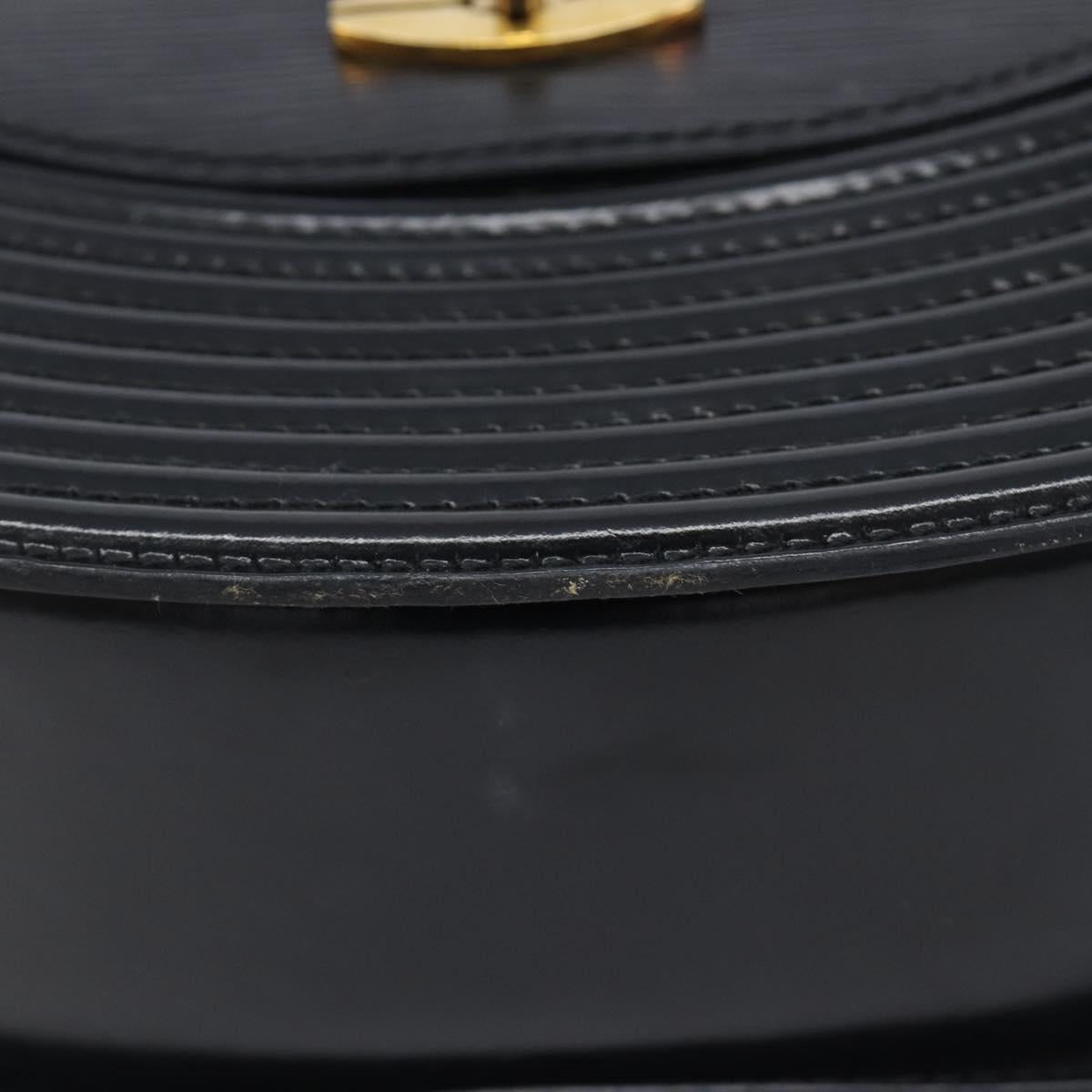 LOUIS VUITTON Epi Tilsitt Hand Bag Black M52482 LV Auth BA16823
