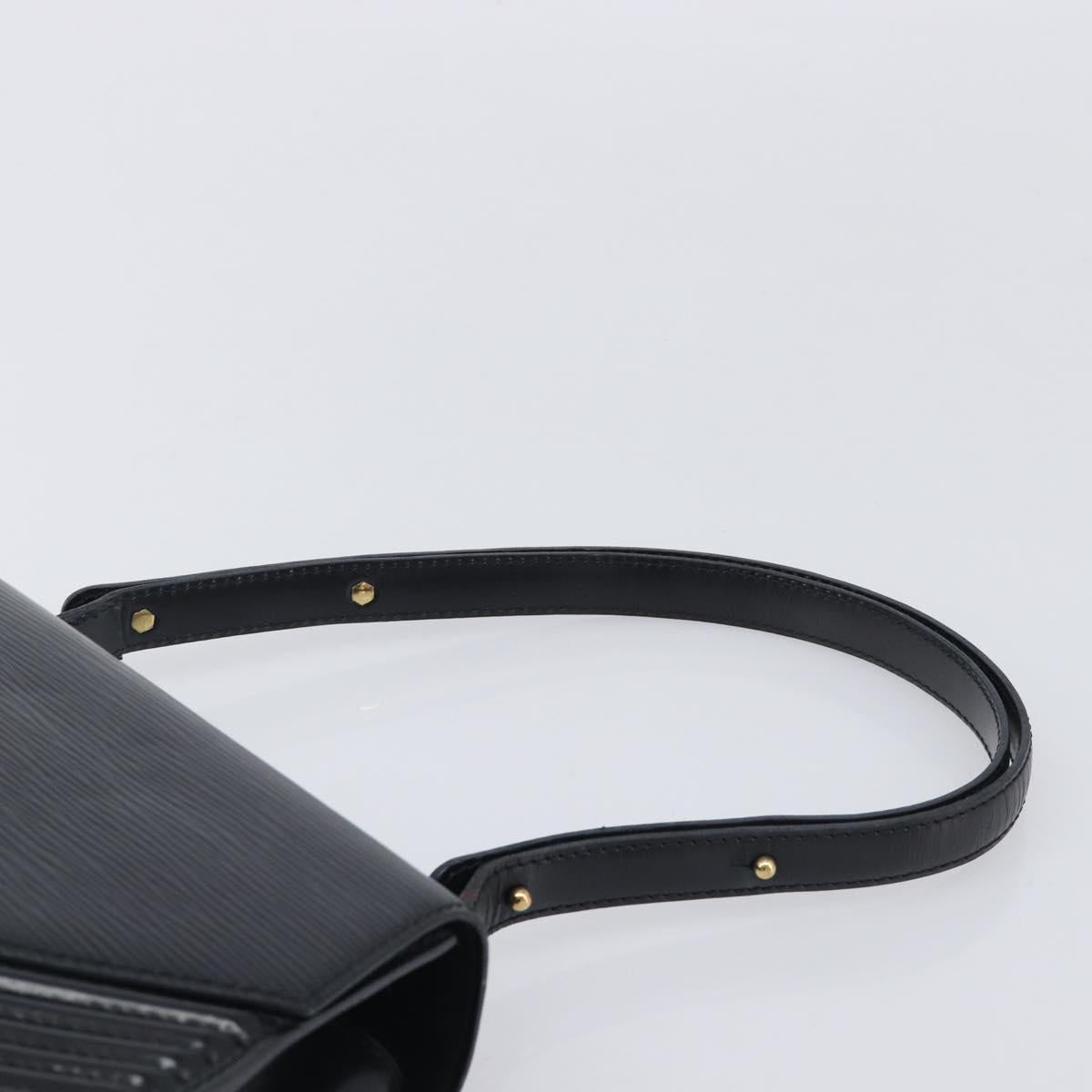 LOUIS VUITTON Epi Tilsitt Hand Bag Black M52482 LV Auth BA16823