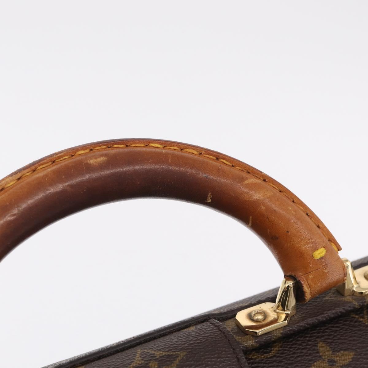 LOUIS VUITTON Monogram Serviette Fermoir Business Bag M53305 LV Auth BA16824