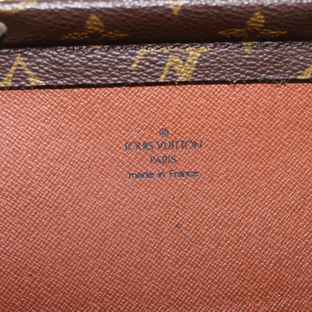 LOUIS VUITTON Monogram Serviette Fermoir Business Bag M53305 LV Auth BA16824