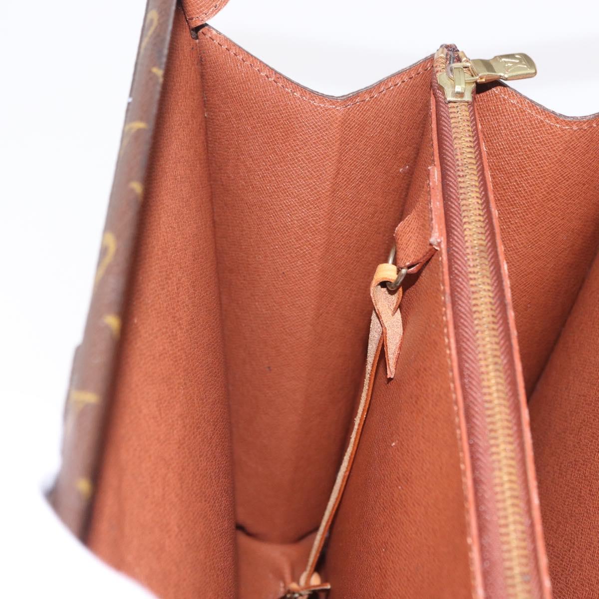 LOUIS VUITTON Monogram Serviette Fermoir Business Bag M53305 LV Auth BA16824