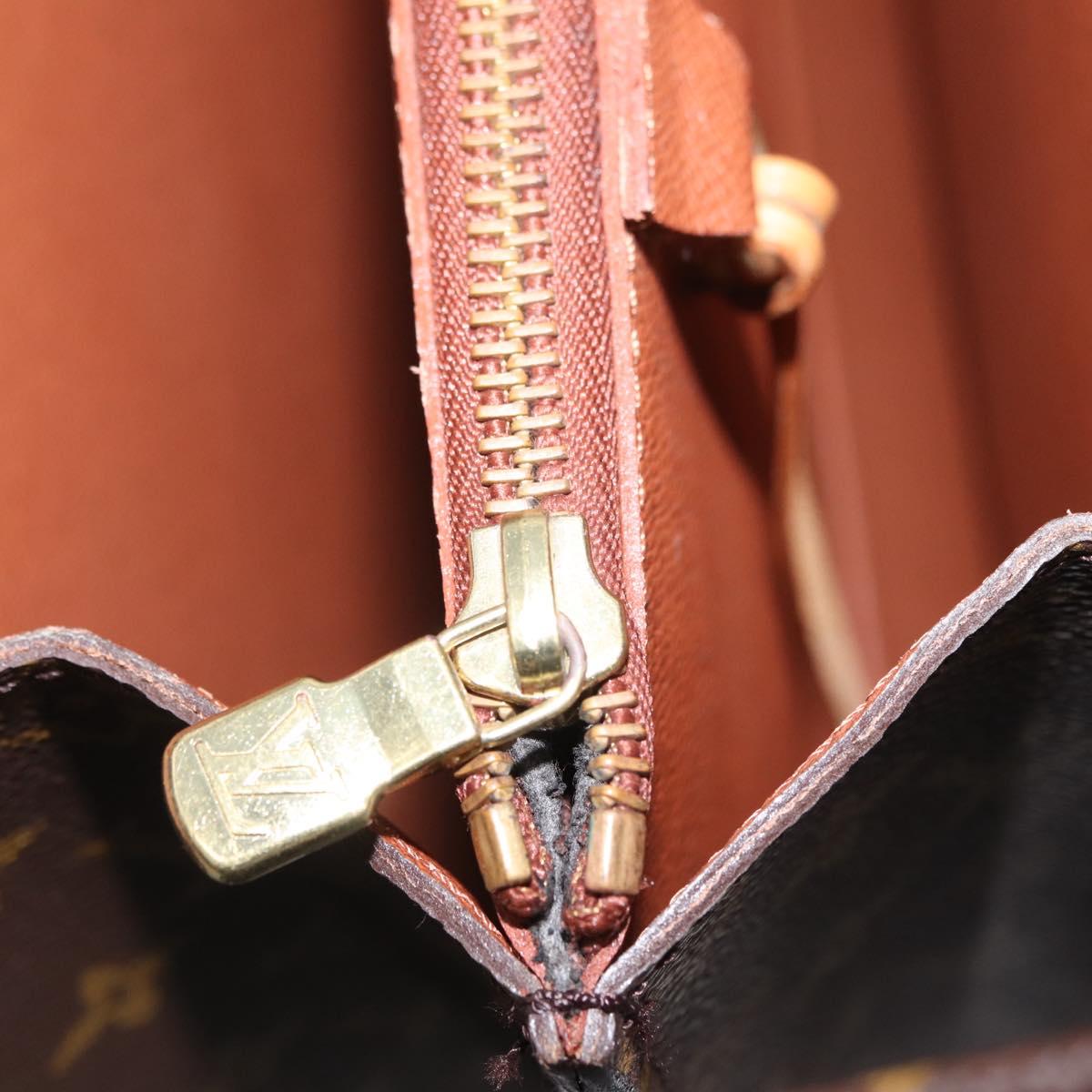 LOUIS VUITTON Monogram Serviette Fermoir Business Bag M53305 LV Auth BA16824