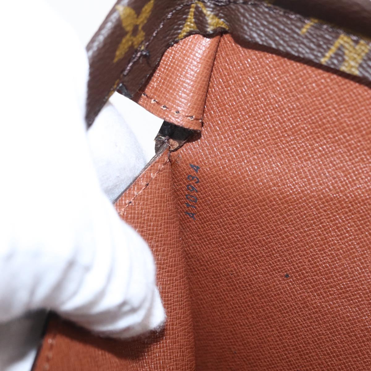 LOUIS VUITTON Monogram Serviette Fermoir Business Bag M53305 LV Auth BA16824
