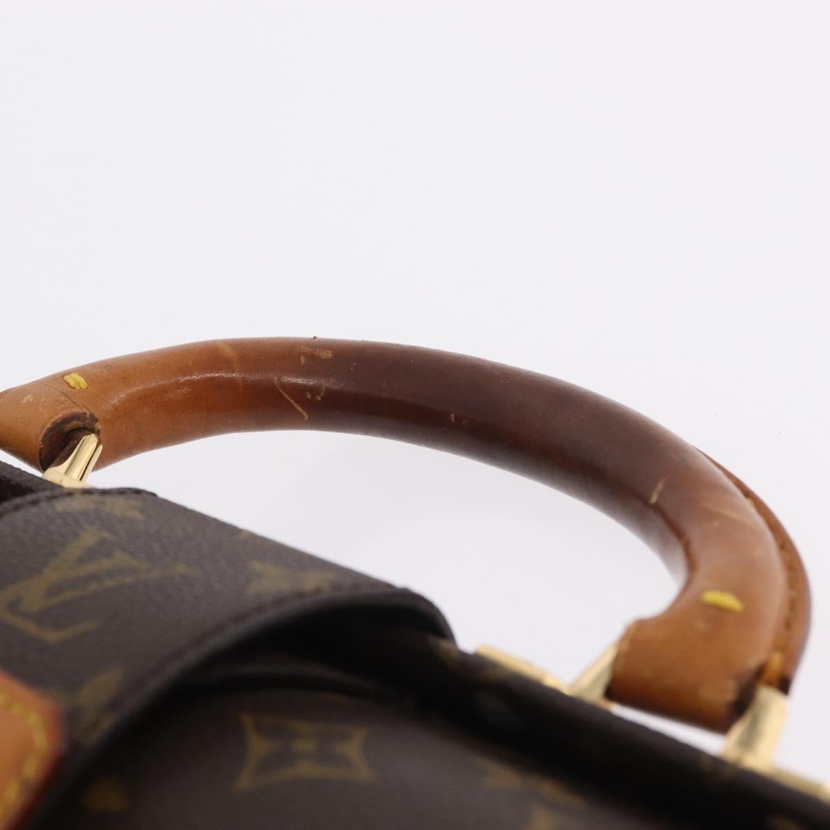 LOUIS VUITTON Monogram Serviette Fermoir Business Bag M53305 LV Auth BA16824