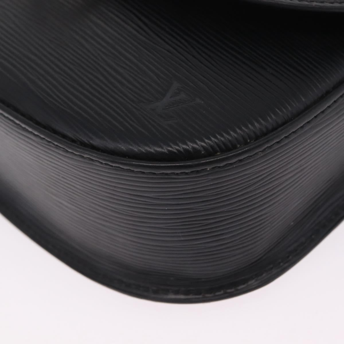 LOUIS VUITTON Epi Saint Cloud GM Shoulder Bag Black M52192 LV Auth BA16825A