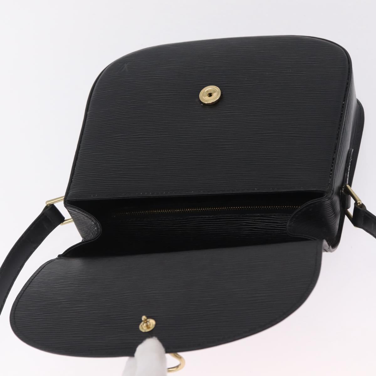 LOUIS VUITTON Epi Saint Cloud GM Shoulder Bag Black M52192 LV Auth BA16825A