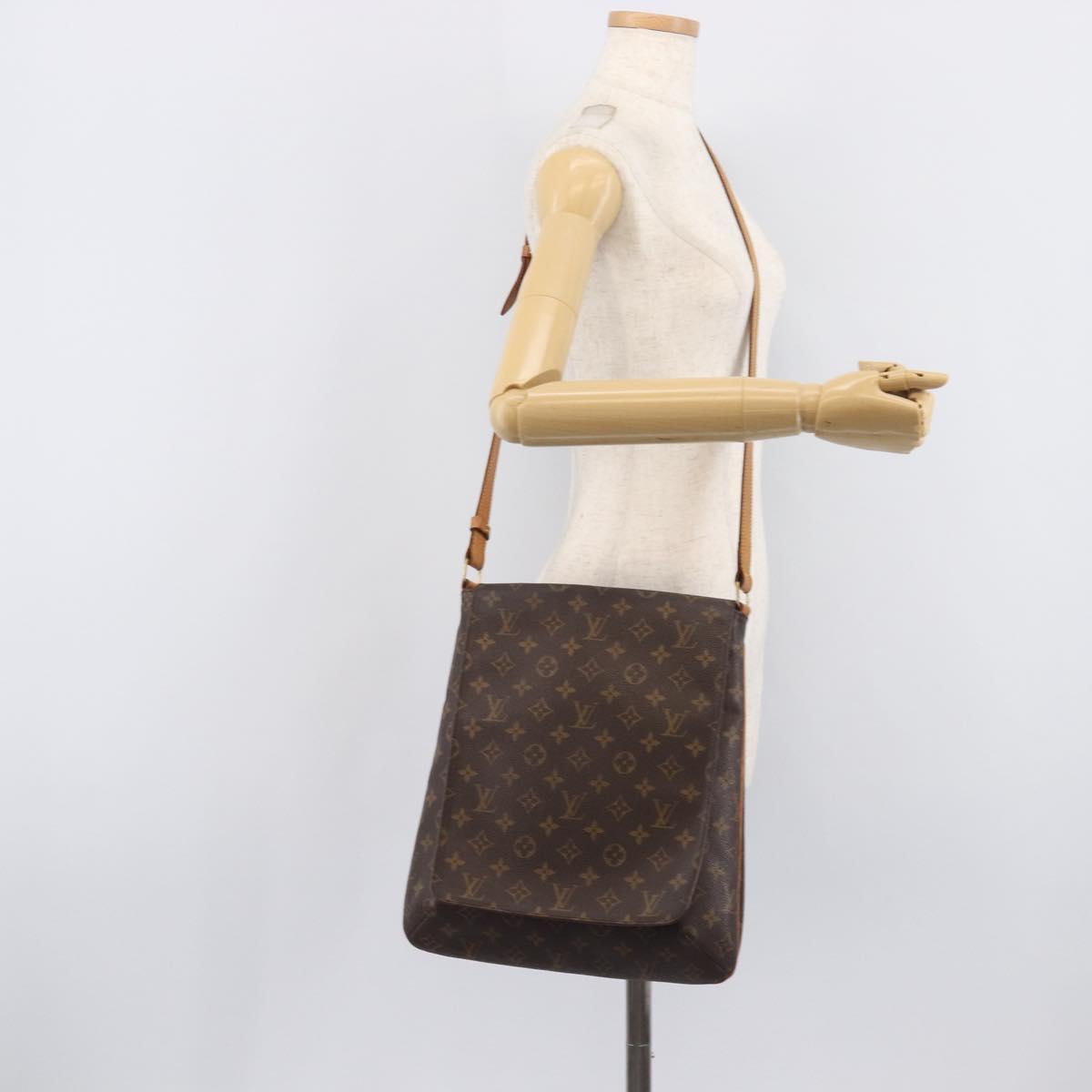 LOUIS VUITTON Monogram Musette Shoulder Bag M51256 LV Auth BA16826