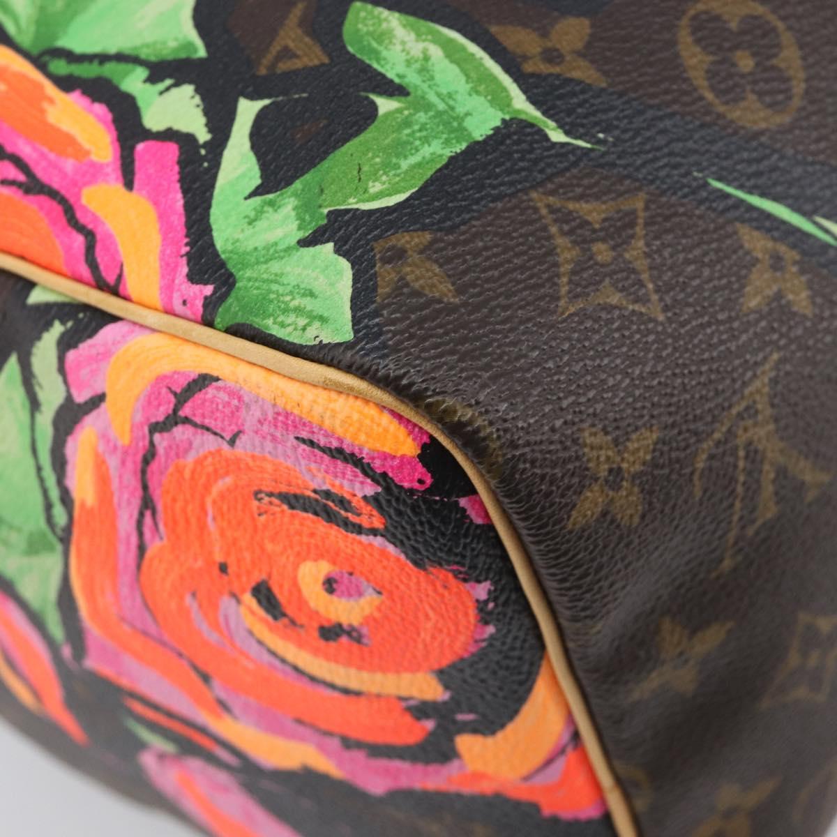 LOUIS VUITTON Monogram Rose Hand Bag M48610 LV Auth BA16828V