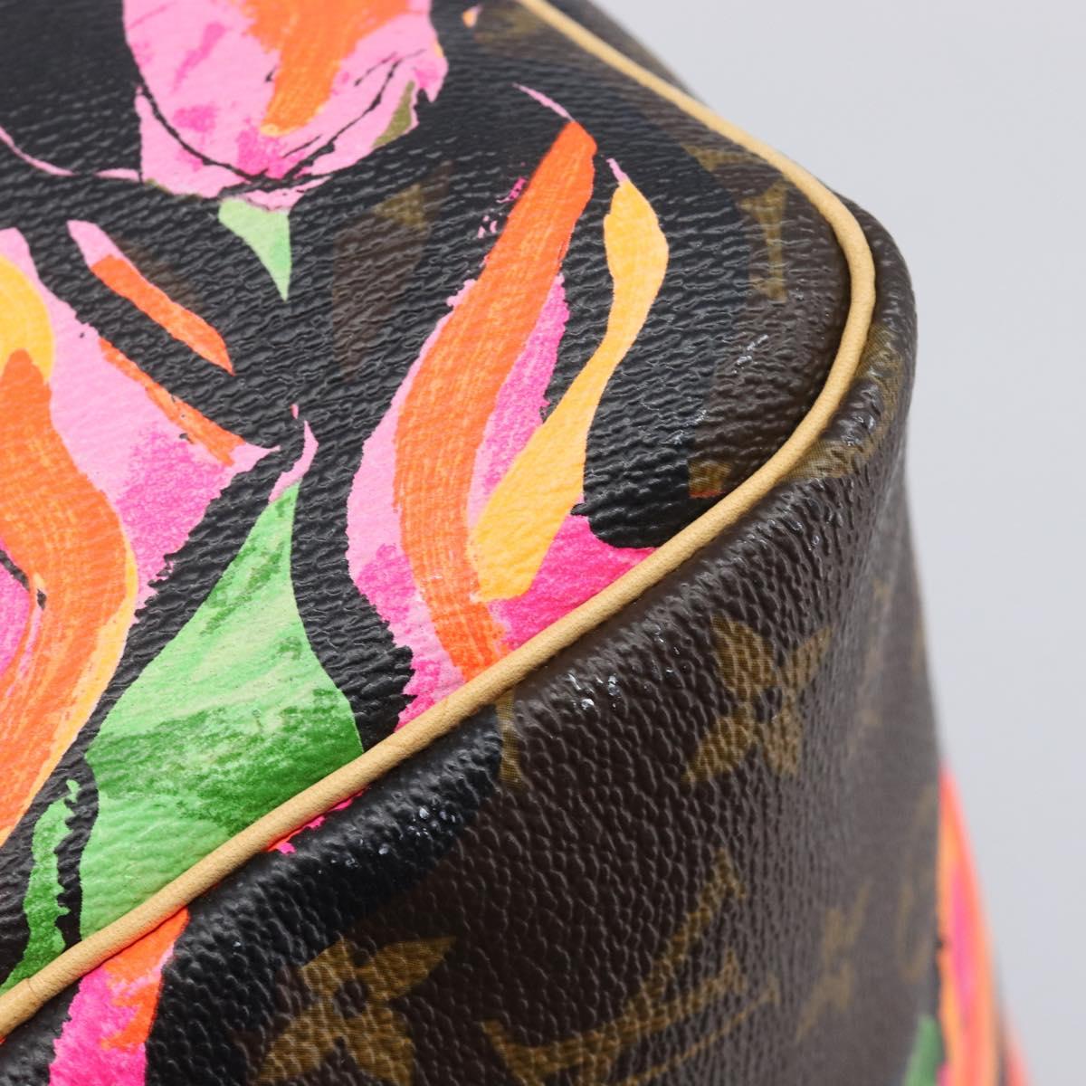LOUIS VUITTON Monogram Rose Hand Bag M48610 LV Auth BA16828V