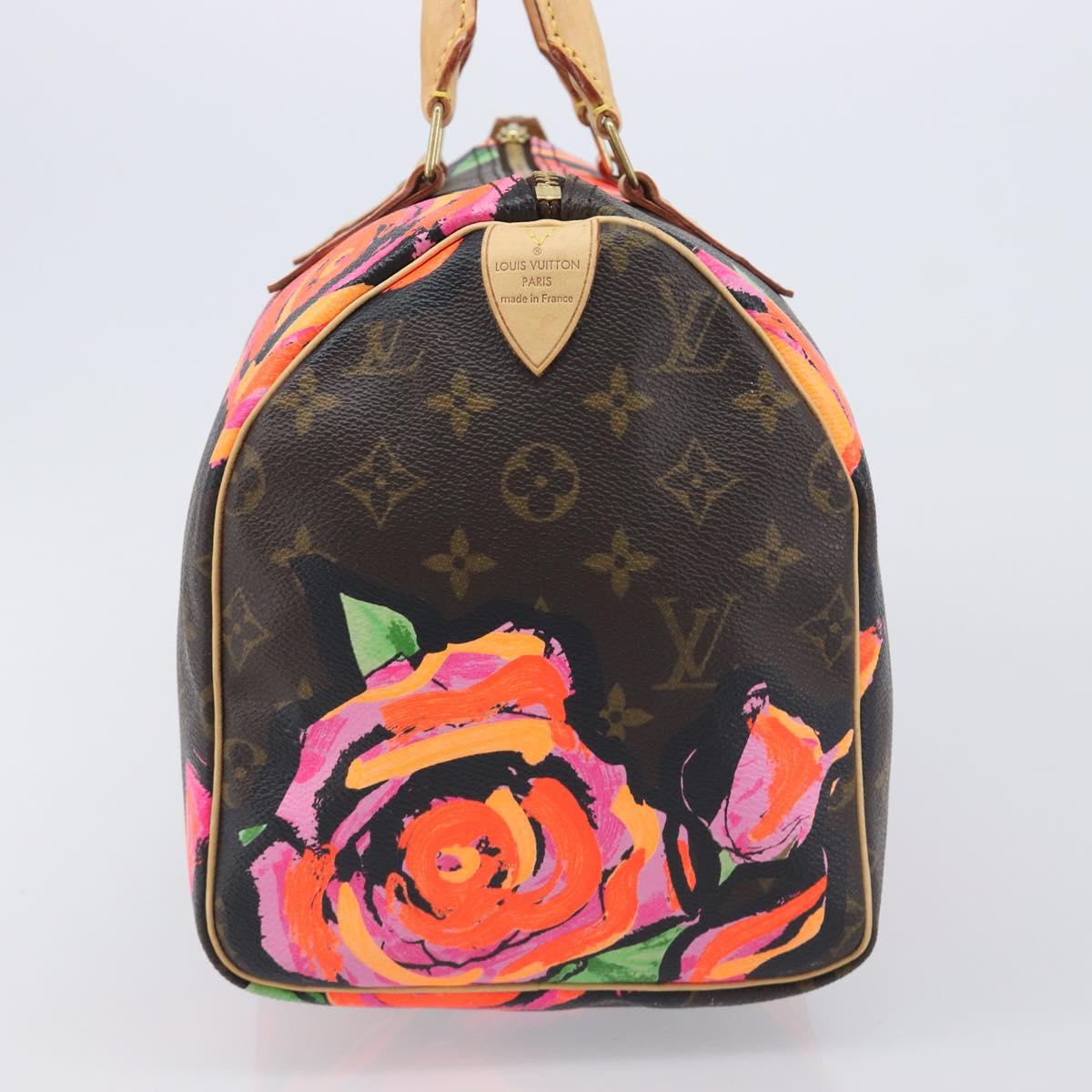 LOUIS VUITTON Monogram Rose Hand Bag M48610 LV Auth BA16828V