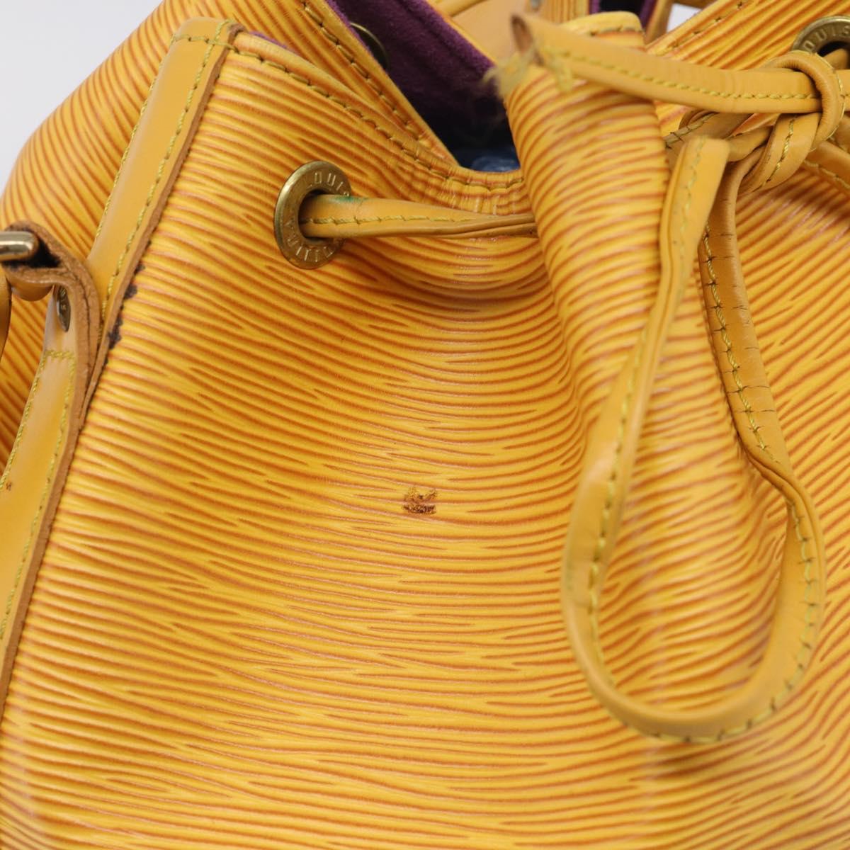 LOUIS VUITTON Epi Noe Shoulder Bag Tassili Yellow M44009 LV Auth BA16829
