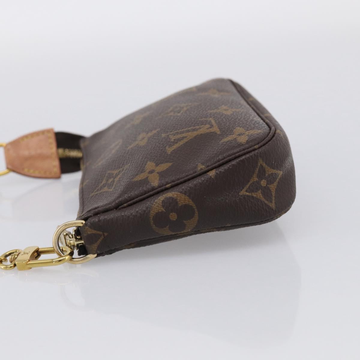 LOUIS VUITTON Monogram Mini Pochette Accessoires Pouch M58009 LV Auth BA16831A