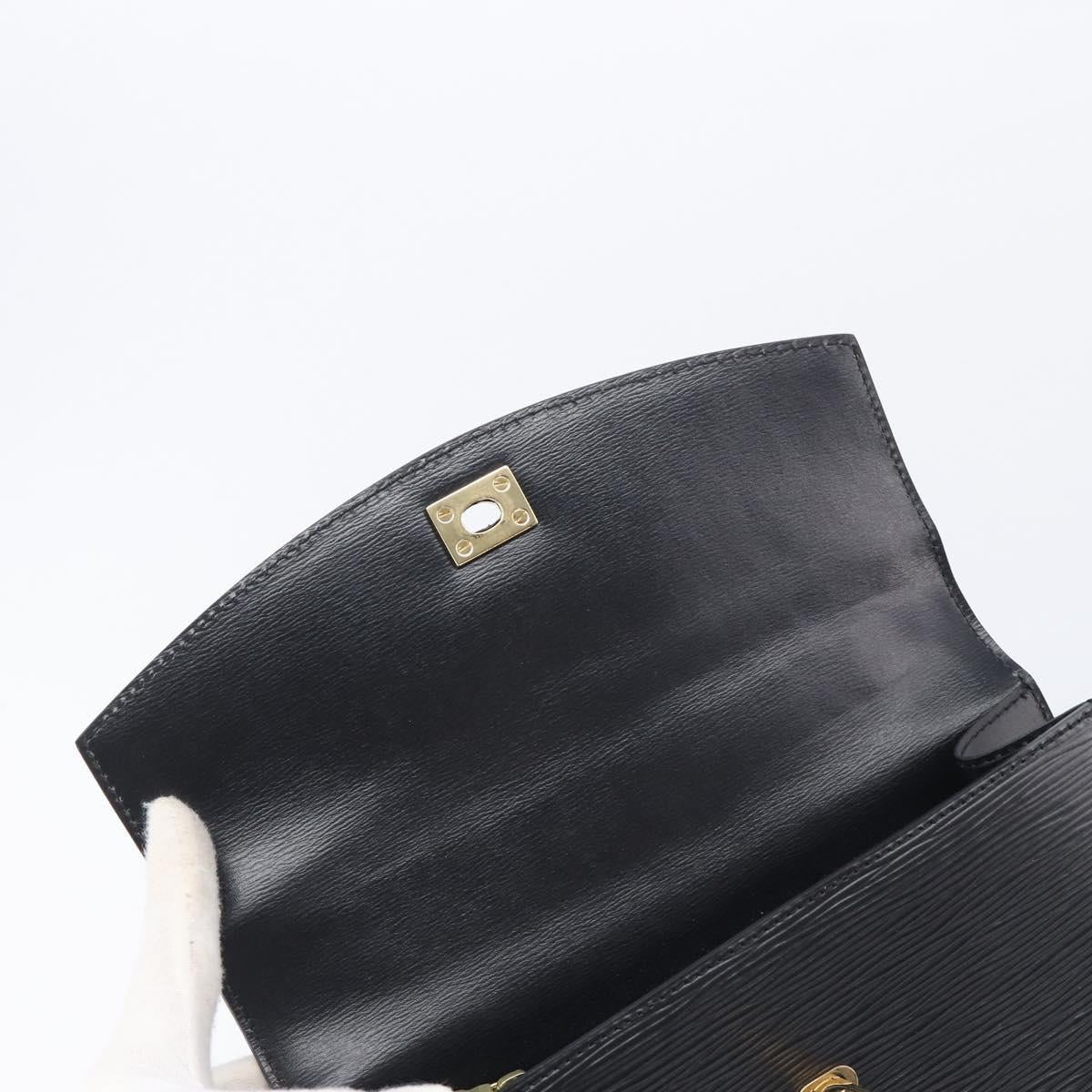 LOUIS VUITTON Epi Malesherbes Hand Bag Black M52372 LV Auth BA16832A