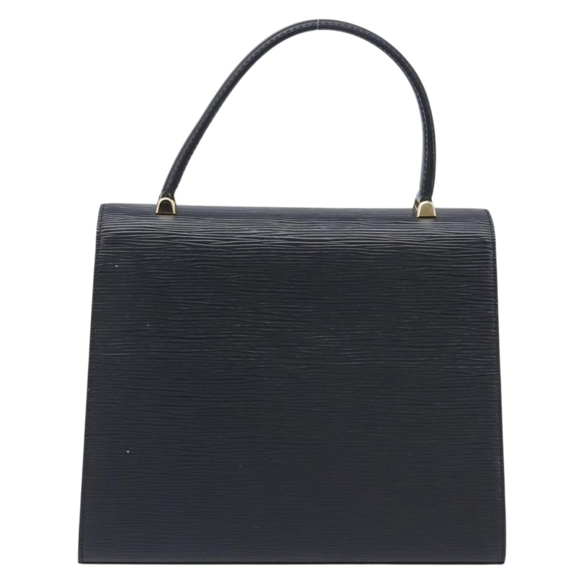 LOUIS VUITTON Epi Malesherbes Hand Bag Black M52372 LV Auth BA16832A