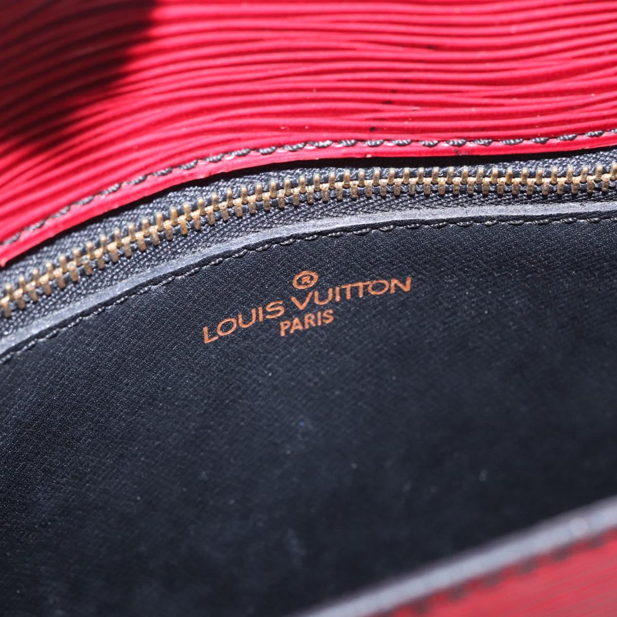 LOUIS VUITTON Epi Saint Cloud GM Shoulder Bag Red M52197 LV Auth BA16833