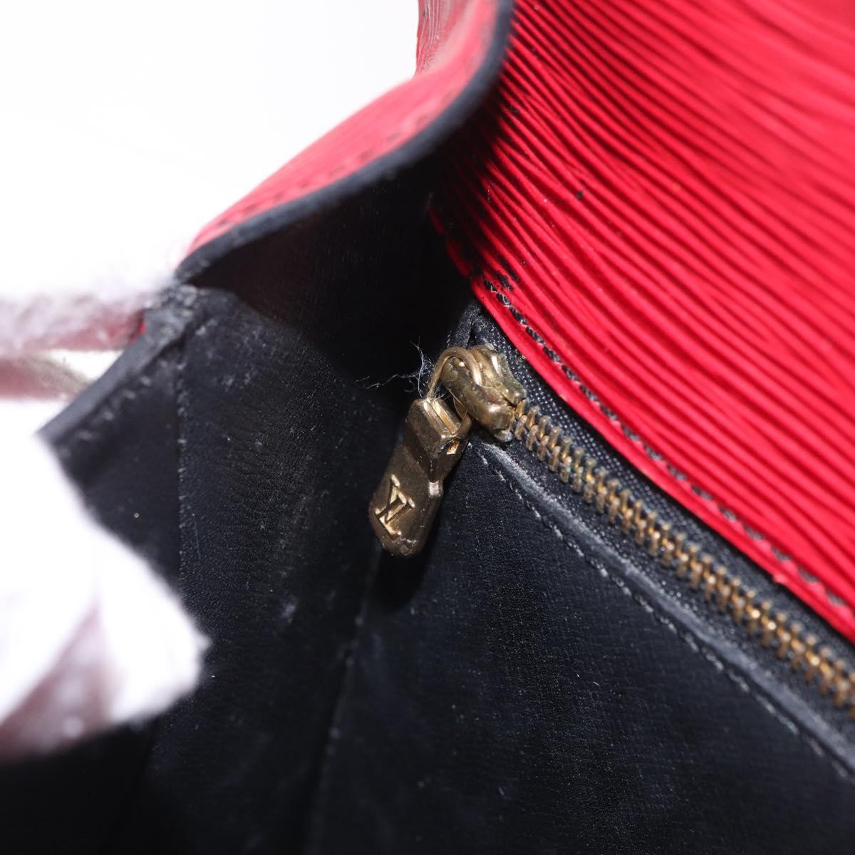 LOUIS VUITTON Epi Saint Cloud GM Shoulder Bag Red M52197 LV Auth BA16833
