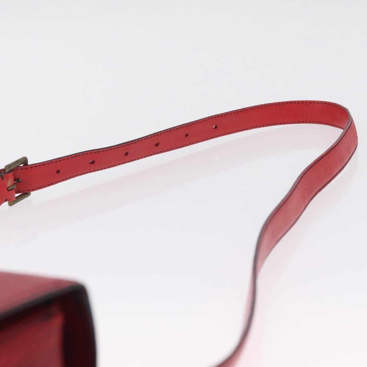 LOUIS VUITTON Epi Saint Cloud GM Shoulder Bag Red M52197 LV Auth BA16833