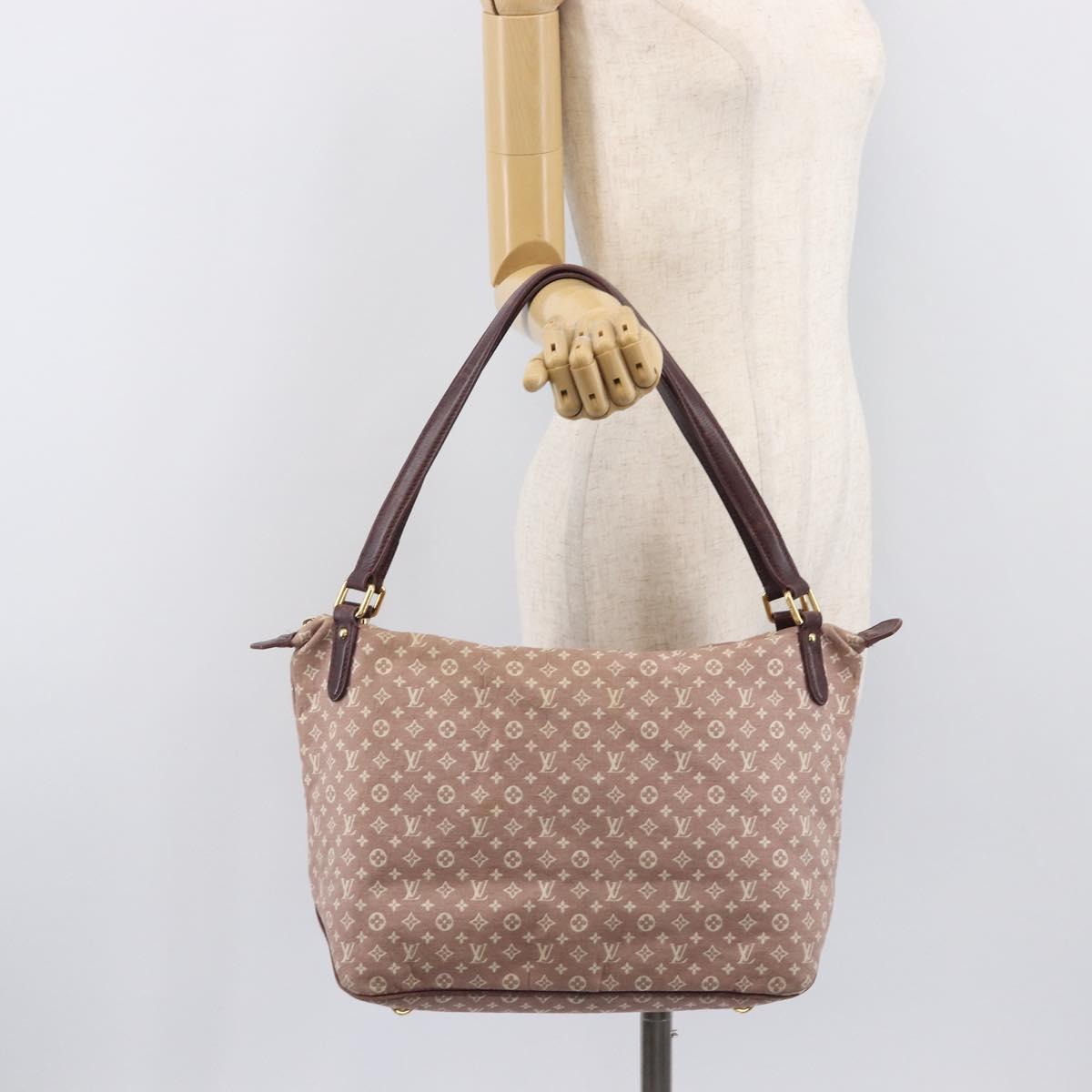 LOUIS VUITTON Monogram Idylle Ballad MM Shoulder Bag Sepia M40572 Auth BA16835