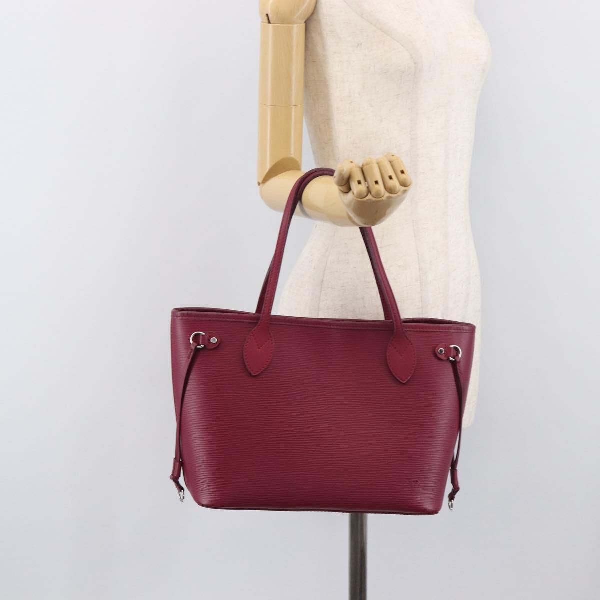 LOUIS VUITTON Epi Neverfull PM Tote Bag Fuchsia M40959 LV Auth BA16844A