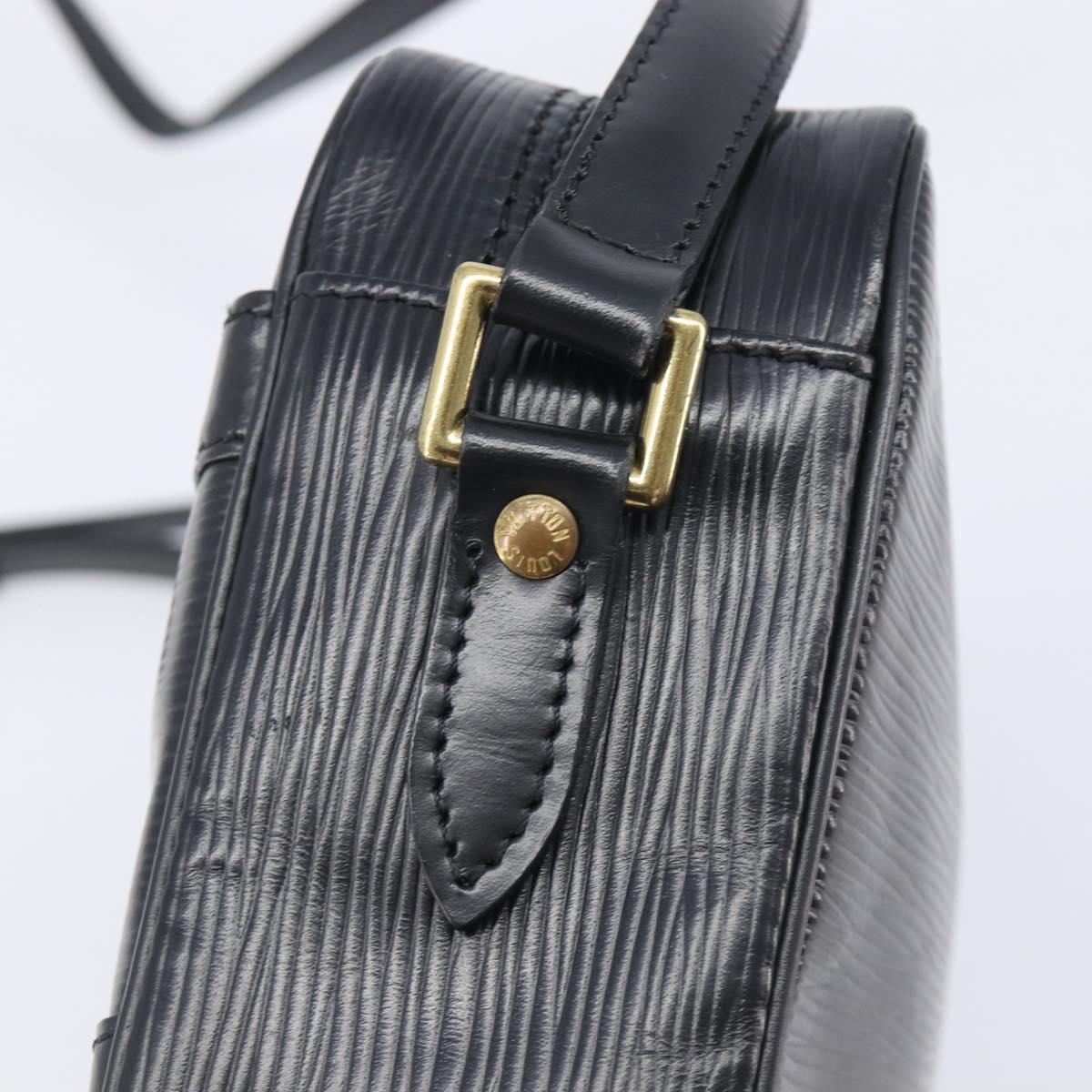 LOUIS VUITTON Epi Trocadero 23 Shoulder Bag Black M52302 LV Auth BA16855