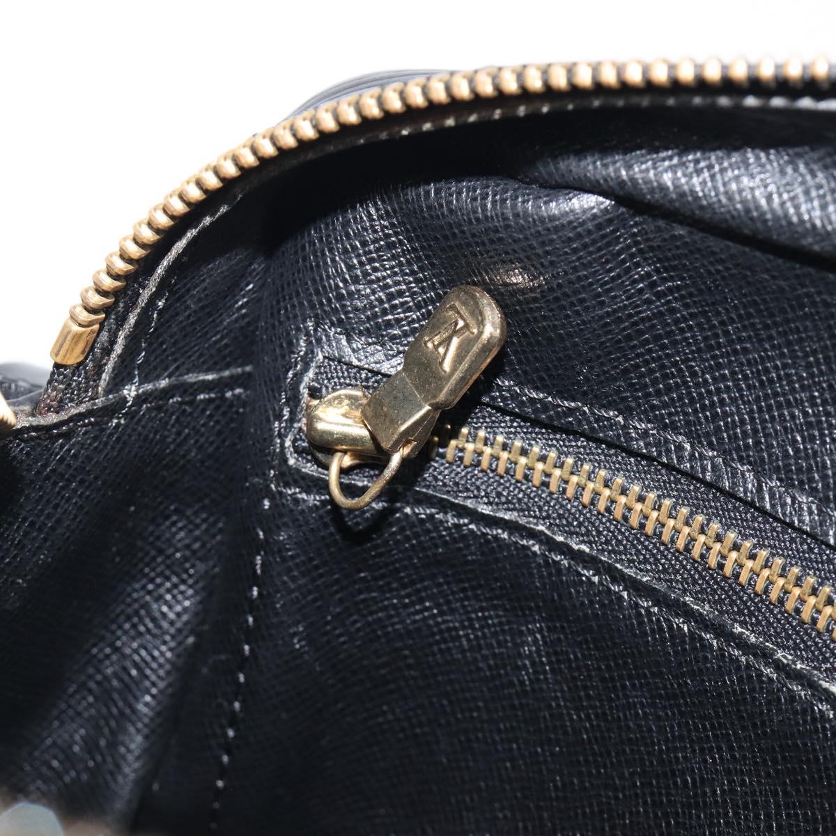 LOUIS VUITTON Epi Trocadero 23 Shoulder Bag Black M52302 LV Auth BA16855
