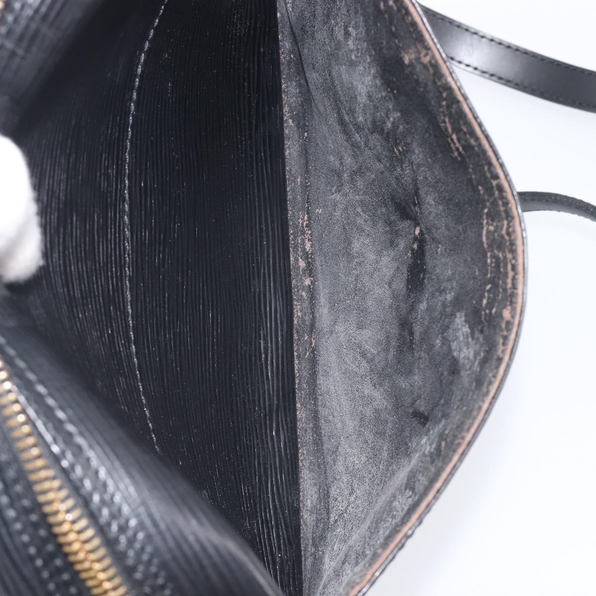 LOUIS VUITTON Epi Trocadero 23 Shoulder Bag Black M52302 LV Auth BA16855