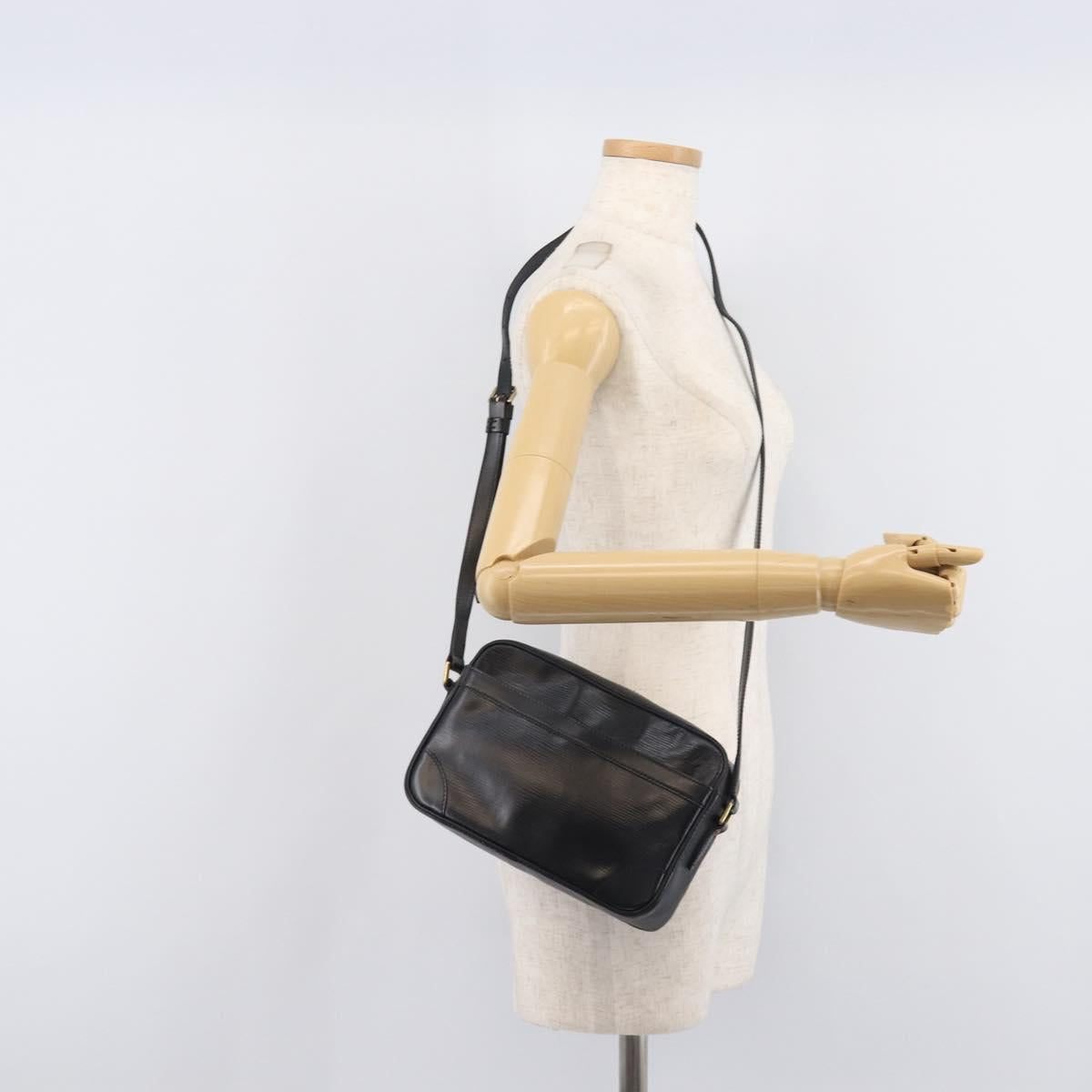 LOUIS VUITTON Epi Trocadero 23 Shoulder Bag Black M52302 LV Auth BA16855