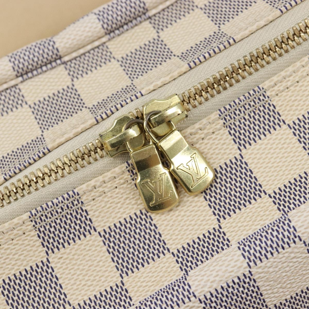 LOUIS VUITTON Damier Azur Naviglio Shoulder Bag N51189 LV Auth BA16856A