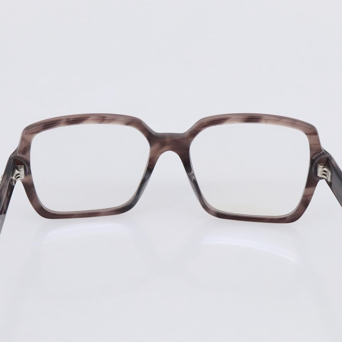 CHANEL Sunglasses Plastic Gray Silver CC Auth BA16857V