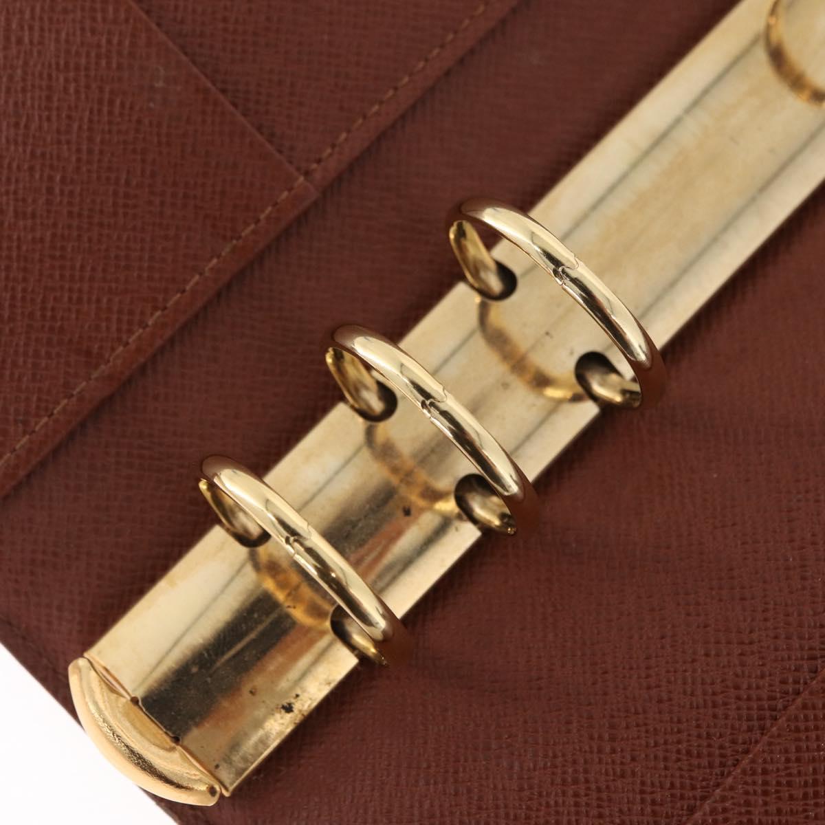 LOUIS VUITTON Monogram Agenda MM Day Planner Cover R20105 LV Auth BA16862V